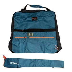 New Open FXW Dog Playpen Storage Bag Holds 32" Height 8 Panels 9 Stakes Travel